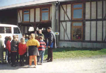 Accueil d'un groupe d'enfants